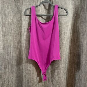 Express Magenta Body Contour Top
